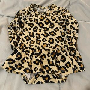 Leopard Print Baby Twirl Dress